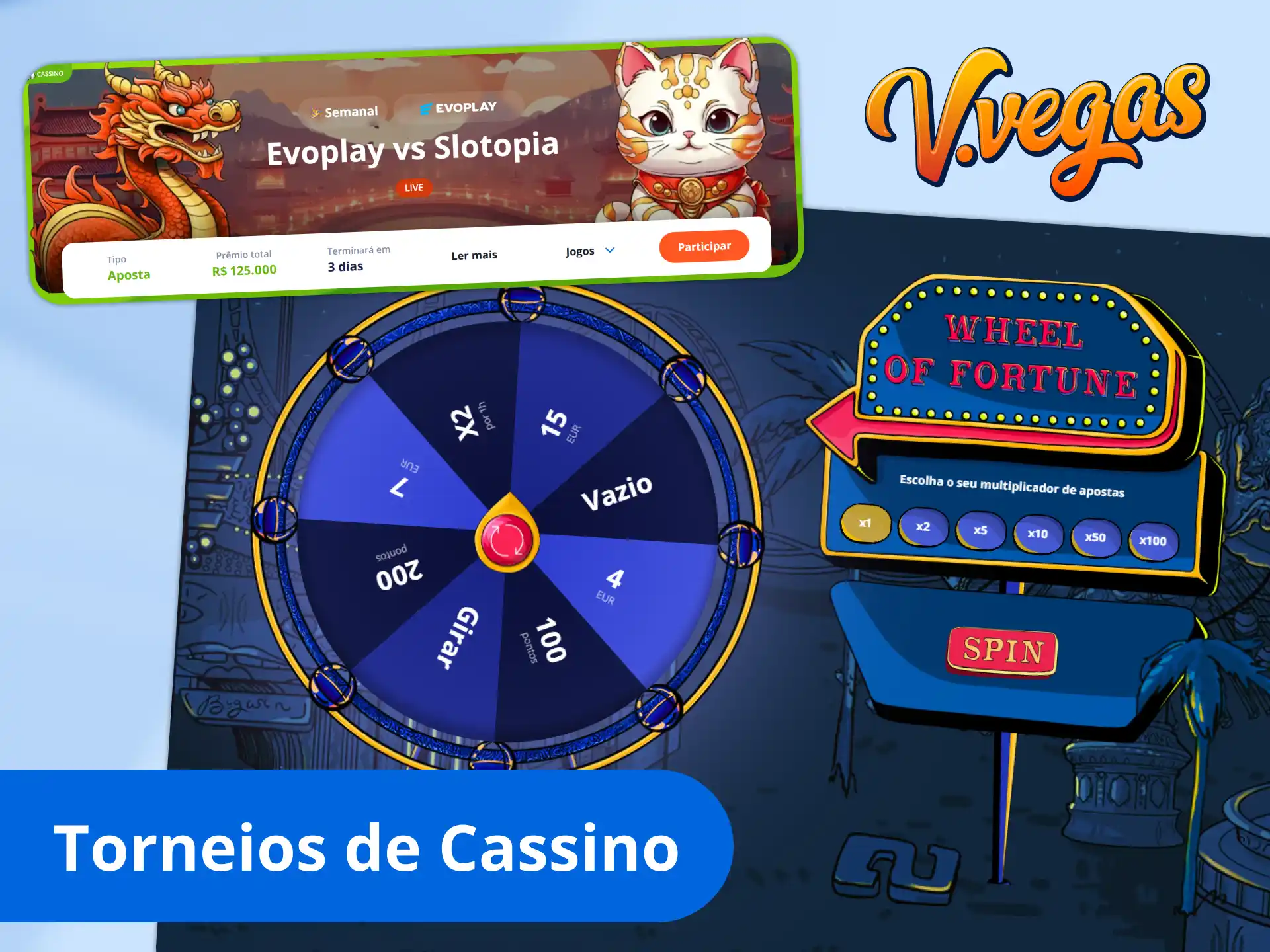 Ganhe mais com os torneios do cassino Vulkan Vegas.