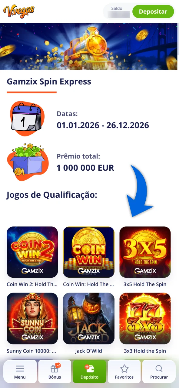 Cumpra as regras do bônus em Vulkan Vegas.